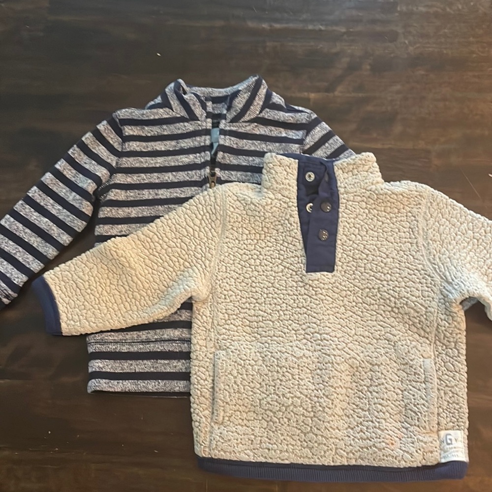 Set of Gap Quarter Zip Sweaters
